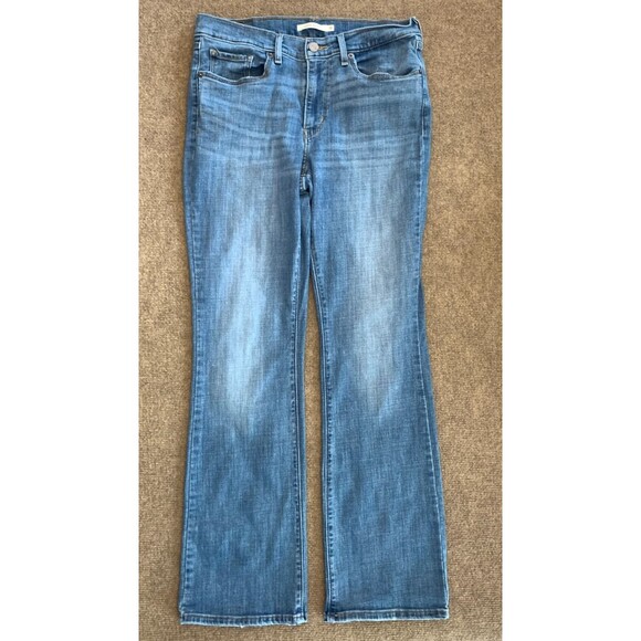Levis Classic Bootcut Jeans Womens 12 (32x31) Mid Rise Stretch Y2K Denim - Picture 1 of 7